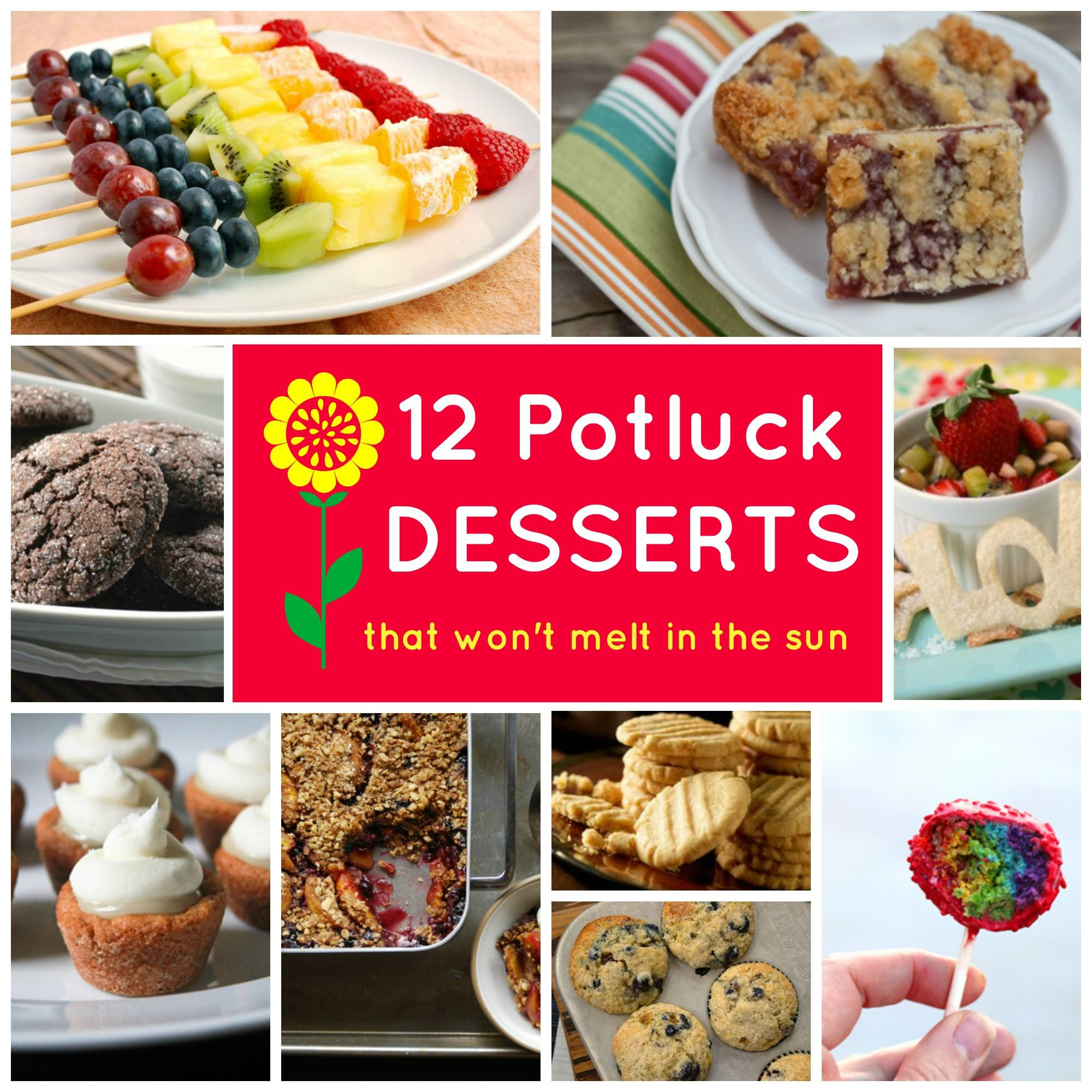 Potluck Dessert Ideas
 12 Potluck Desserts That Won t Melt In The Sun