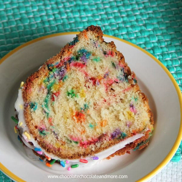 Pound Cake Recipes From Scratch
 Funfetti Pound Cake scratch recipe Chocolate Chocolate