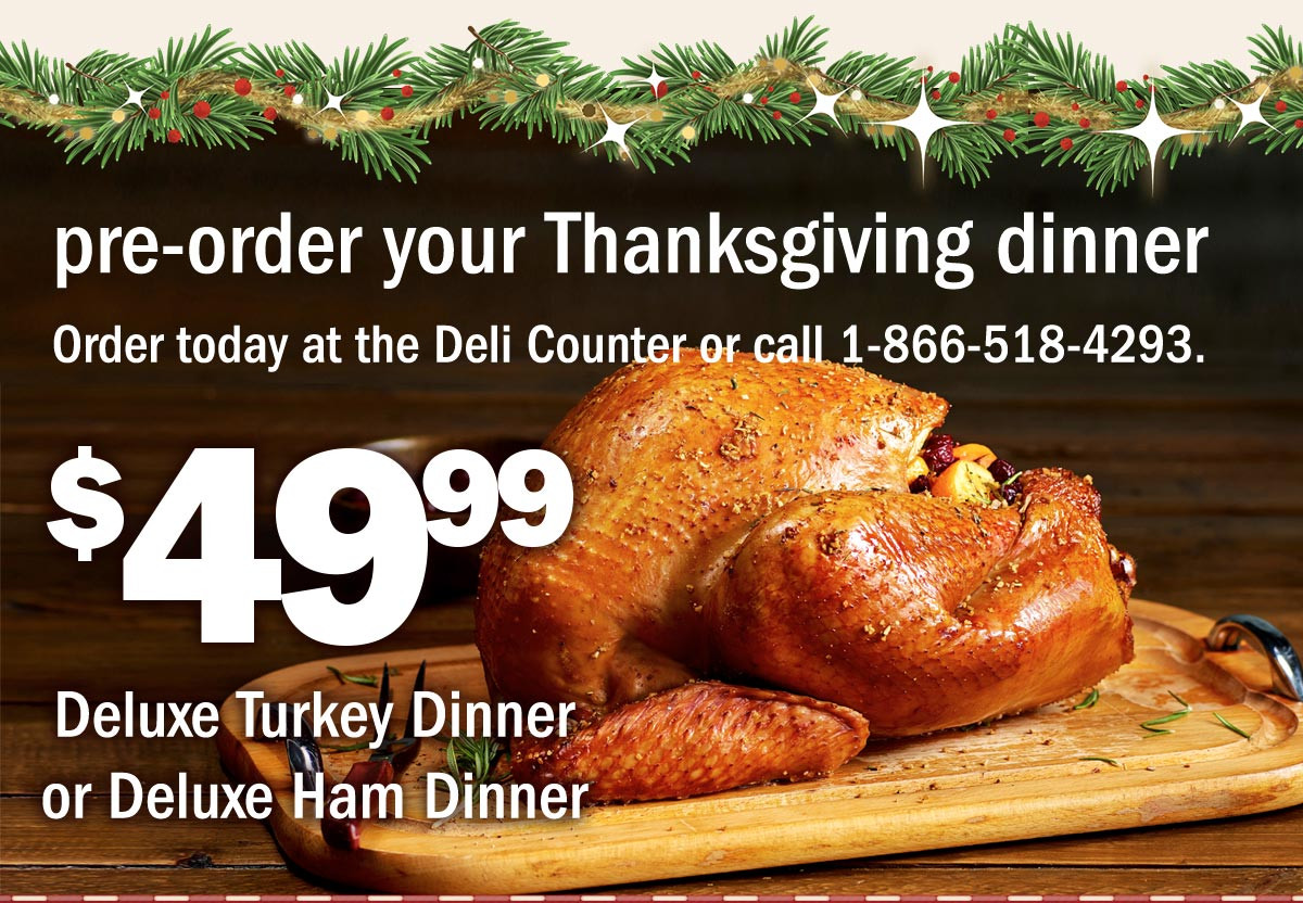 Pre Cooked Thanksgiving Dinner Walmart
 Meijer $49 99 Thanksgiving Dinner off Deli Trays