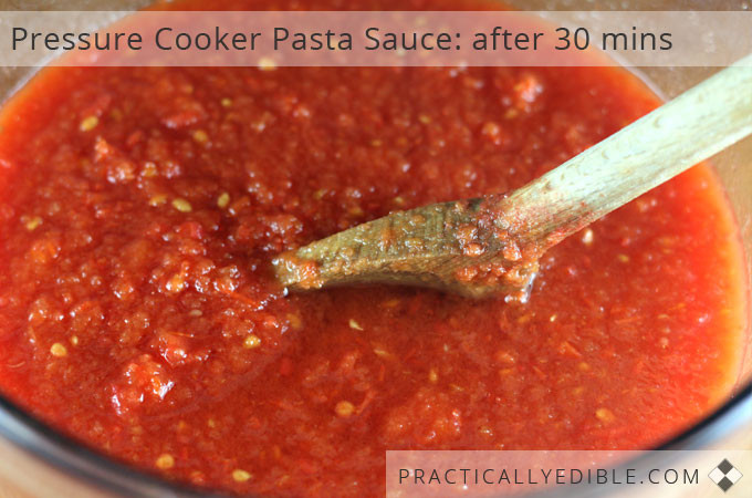 Pressure Cooker Tomato Sauce
 tomato paste