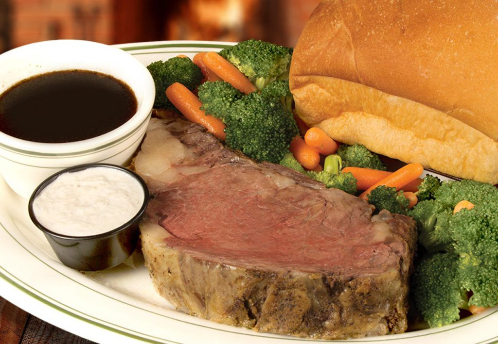 Prime Rib Dinner
 DINNER MENU