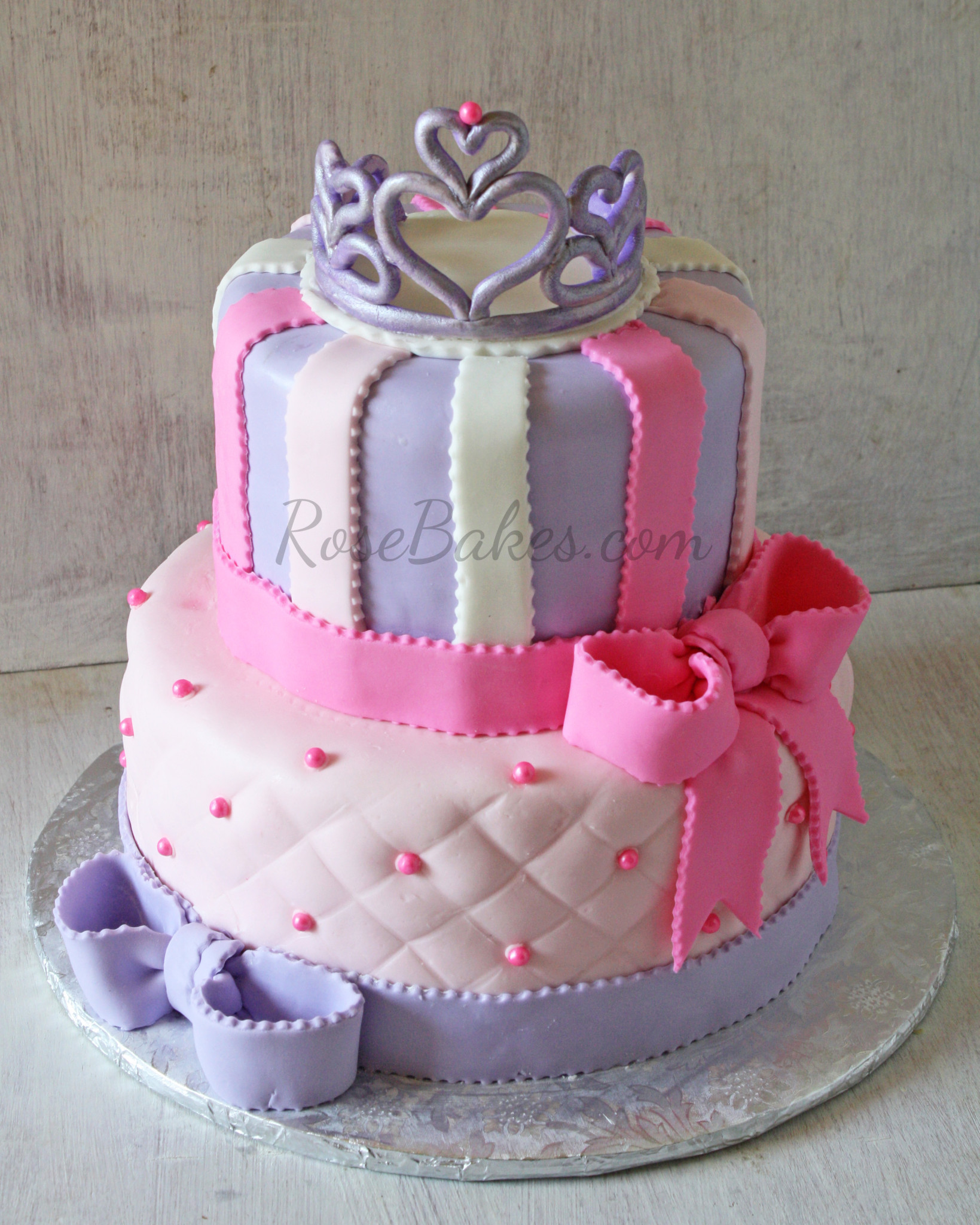 Princess Birthday Cake
 10 Pretty Princess Cakes Rose Bakes