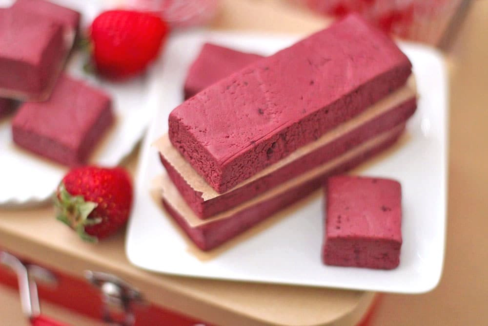 Protein Dessert Recipes
 Healthy Red Velvet Fudge Protein Bars gluten free vegan