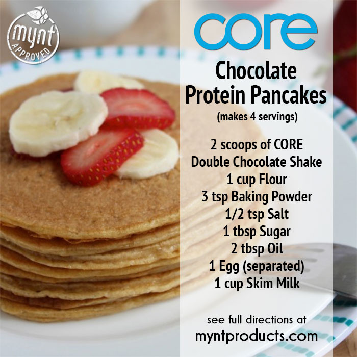 Protein Pancakes Recipe
 Chocolate Protein Pancakes