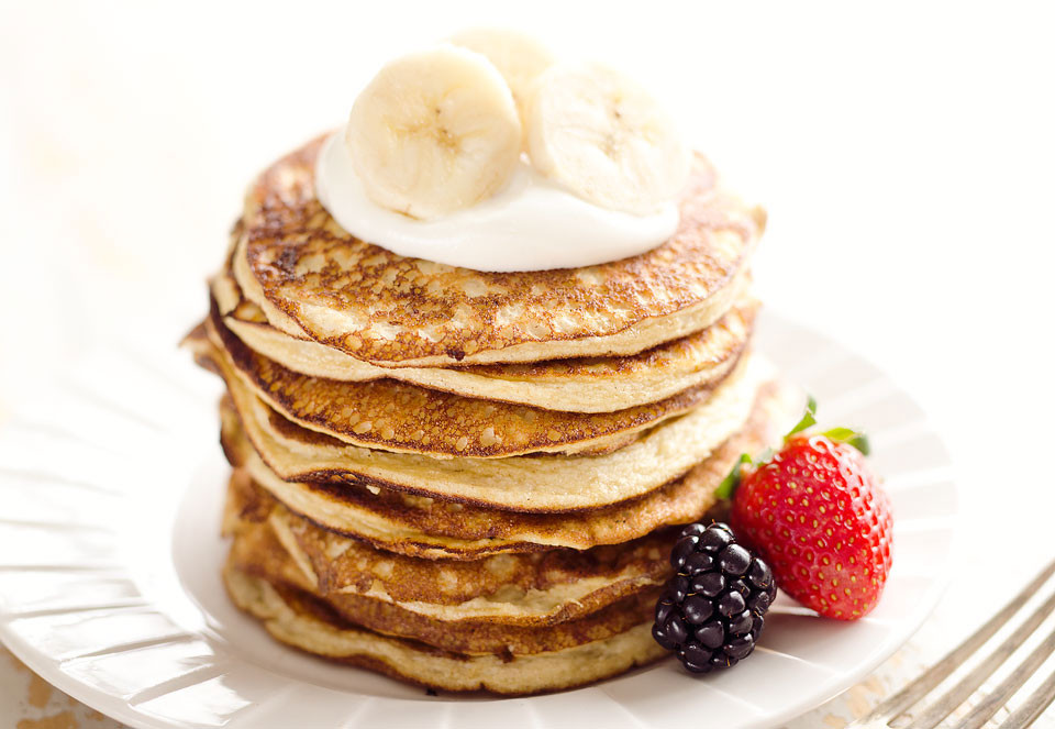 Protein Pancakes Recipe
 Light & Fluffy Banana Protein Pancakes Low Carb Breakfast