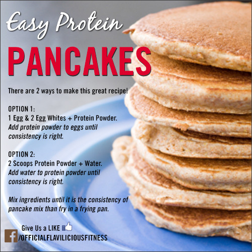 Protein Pancakes Recipe
 Tasty Thursday Easy Protein Pancakes Exercises for