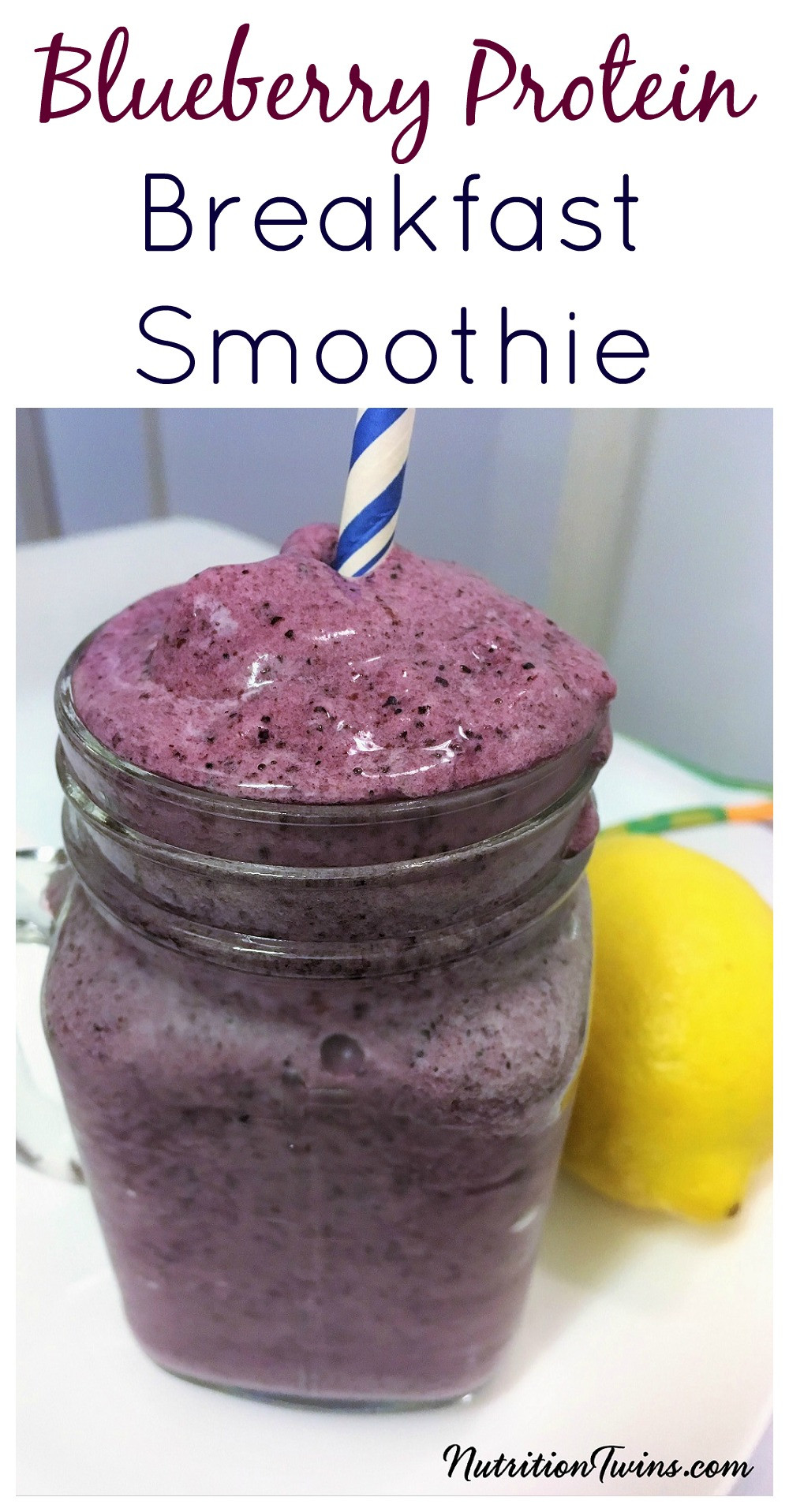 Protein Smoothies For Weight Loss
 Blueberry Protein Weight Loss Breakfast Smoothie