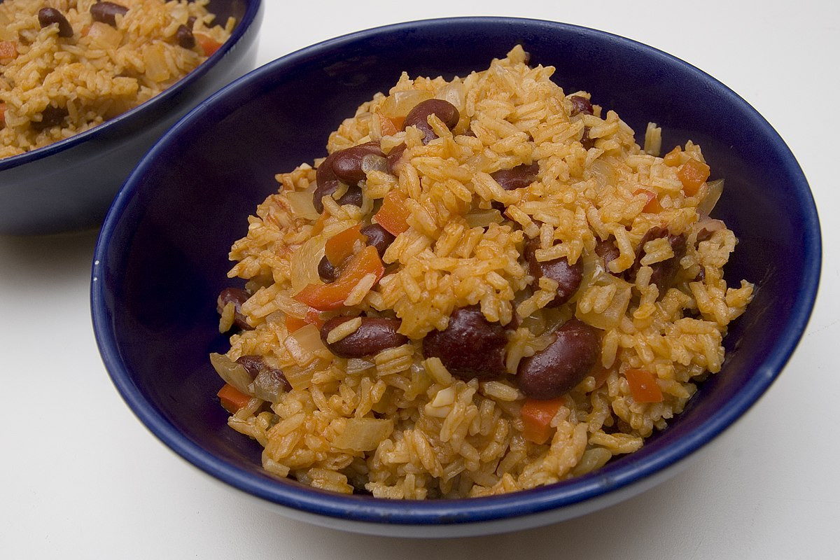 Puerto Rican Red Beans And Rice
 Red beans and rice Simple English the free