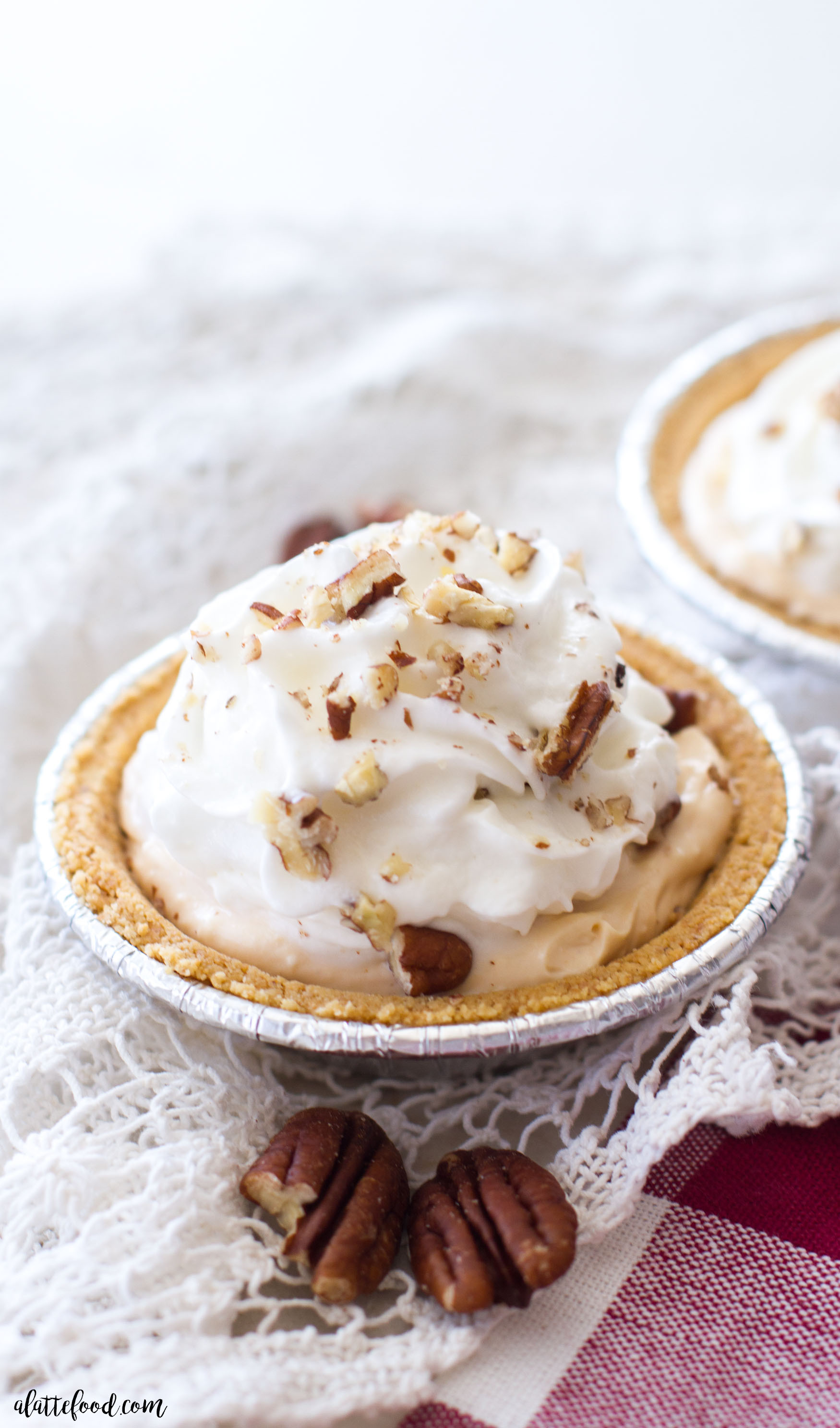 Pumpkin Cream Cheese Pie
 Lighter Pumpkin Pecan Cream Pie