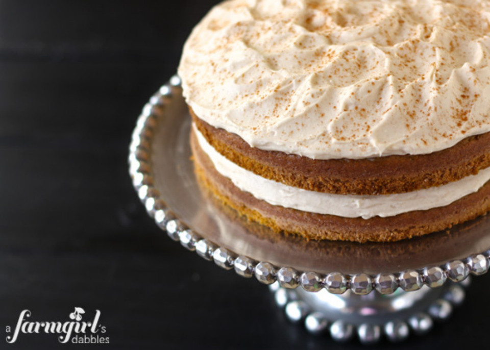 Pumpkin Layer Cake
 35 ways to eat pumpkin other than more damned pie