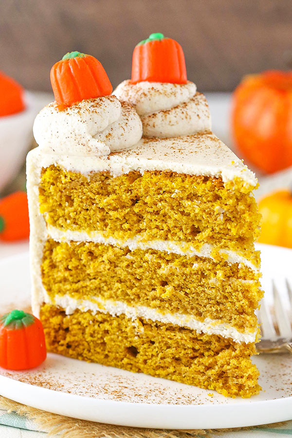 Pumpkin Layer Cake
 Pumpkin Layer Cake with Whipped Cream Cheese Frosting