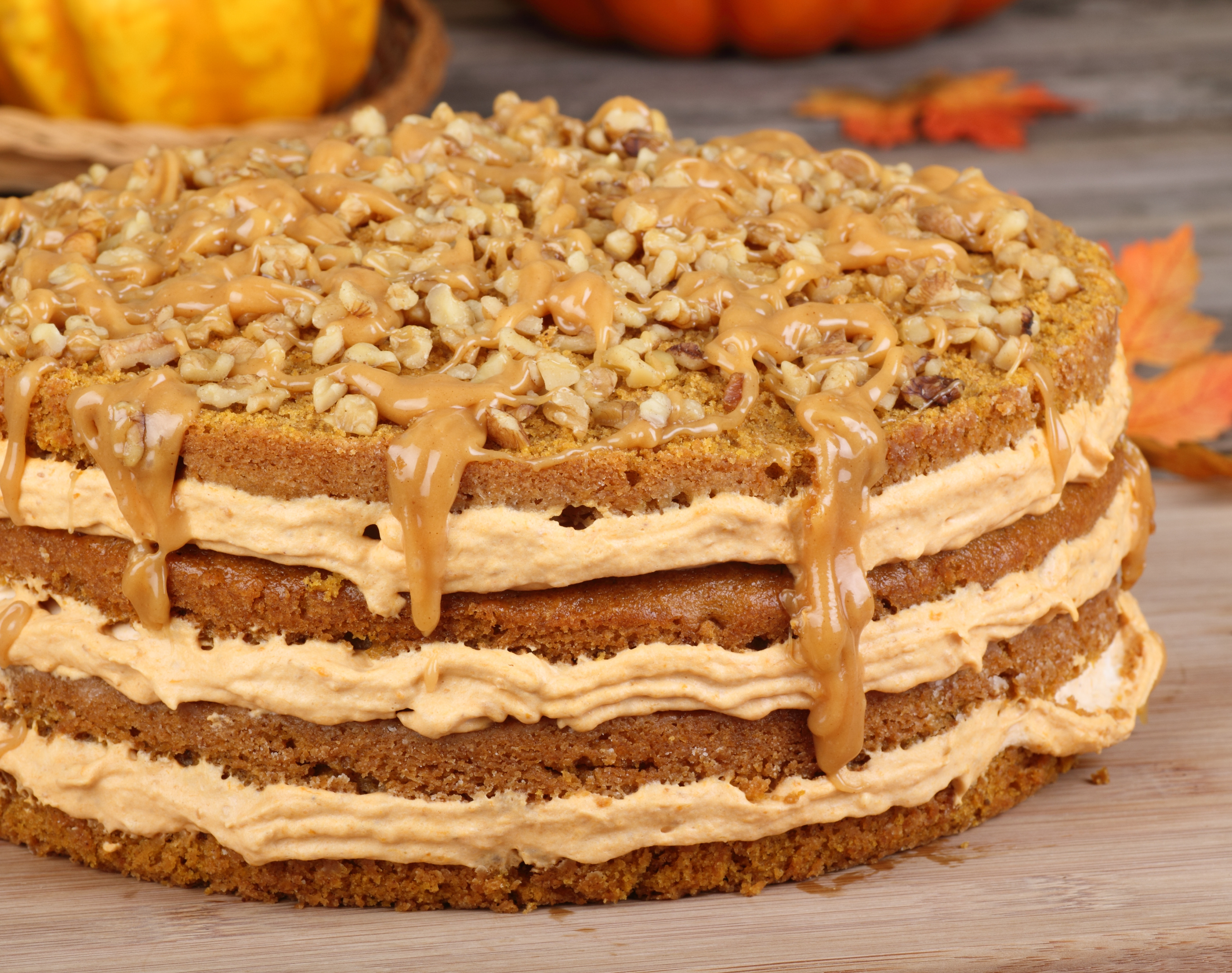 Pumpkin Layer Cake
 Oregonian Thanksgiving Spiced Layer Cake with Pumpkin