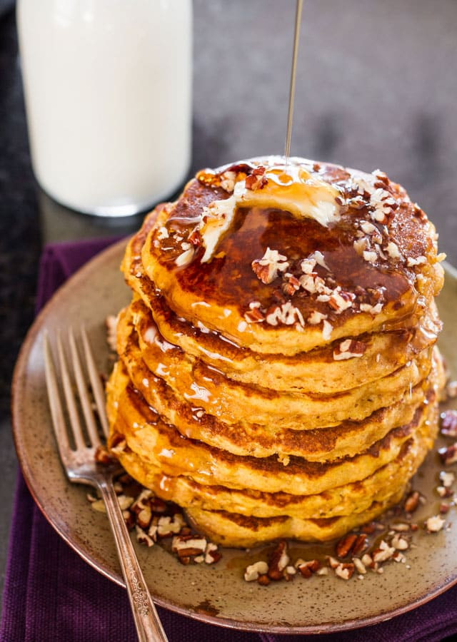 Pumpkin Pancakes Healthy
 Healthy Whole Wheat and Oats Pumpkin Pancakes Jo Cooks