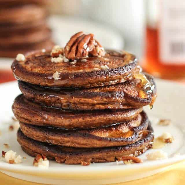 Pumpkin Pancakes Healthy
 Paleo Spiced Pumpkin Pancakes