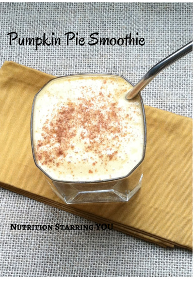 Pumpkin Pie Nutrition
 Pumpkin Pie Smoothie Nutrition Starring YOU