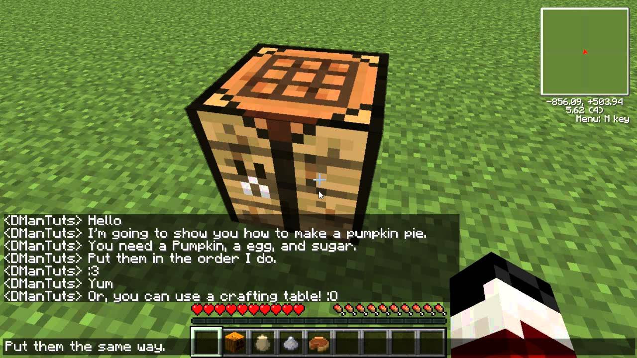 Pumpkin Pie Recipe Minecraft
 [HD] Minecraft How to Make Pumpkin Pie [ALL VERSIONS