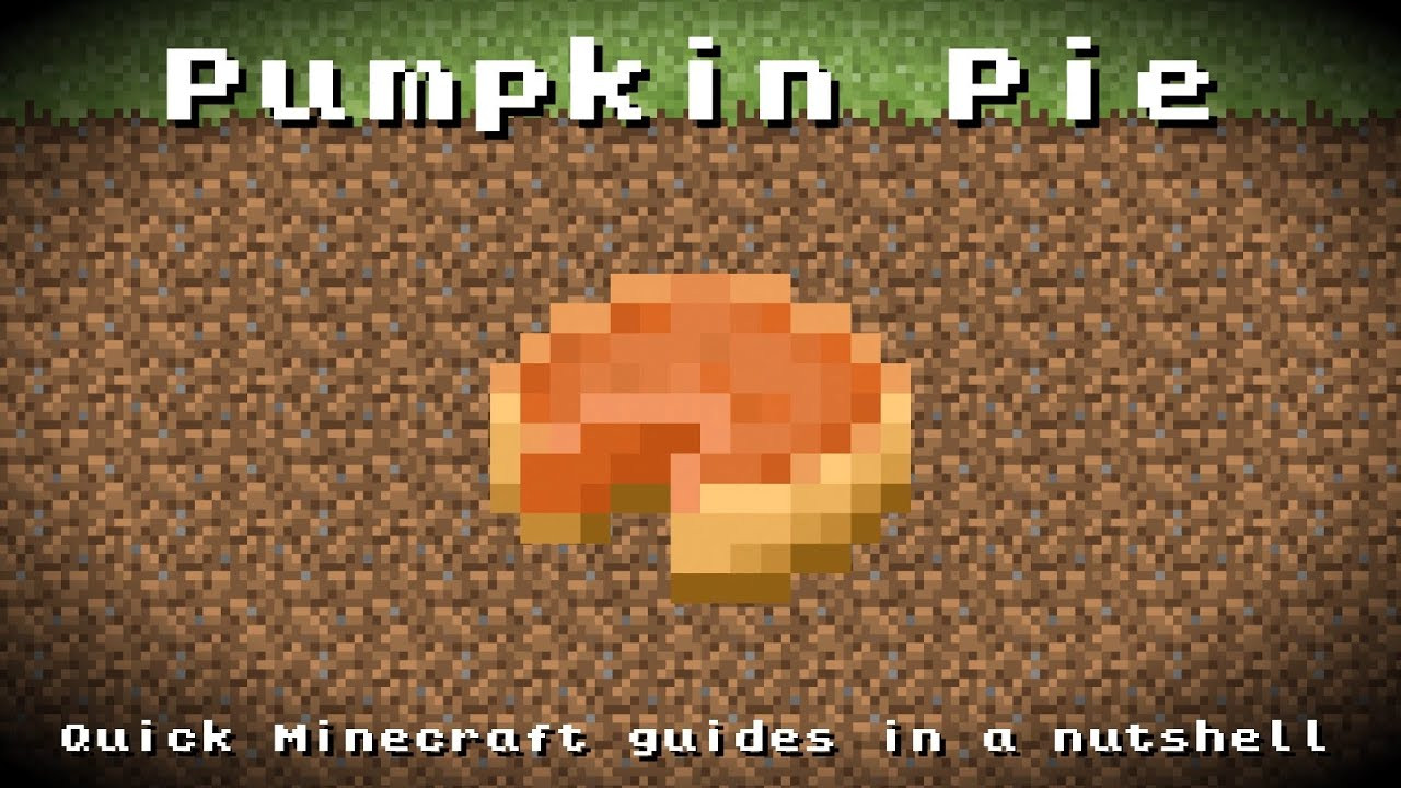 Pumpkin Pie Recipe Minecraft
 Minecraft Pumpkin Pie Recipe Item ID Information Up