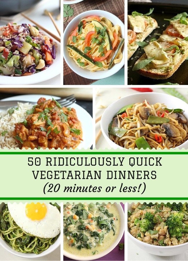Quick And Easy Vegetarian Recipes
 easy ve arian meals
