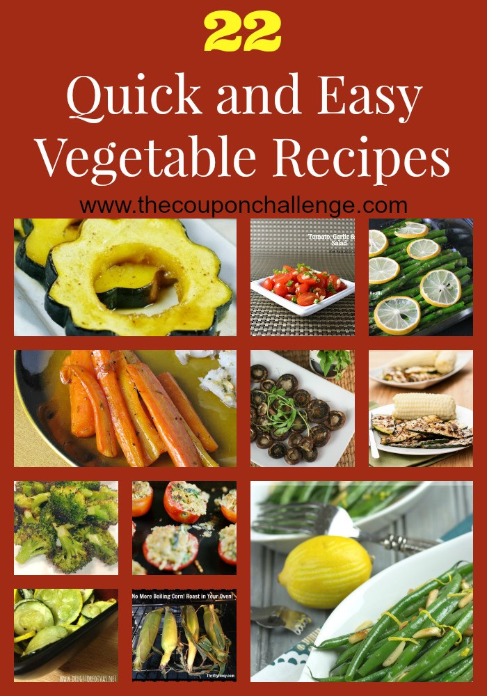 Quick And Easy Vegetarian Recipes
 Quick and Easy Ve able Recipes