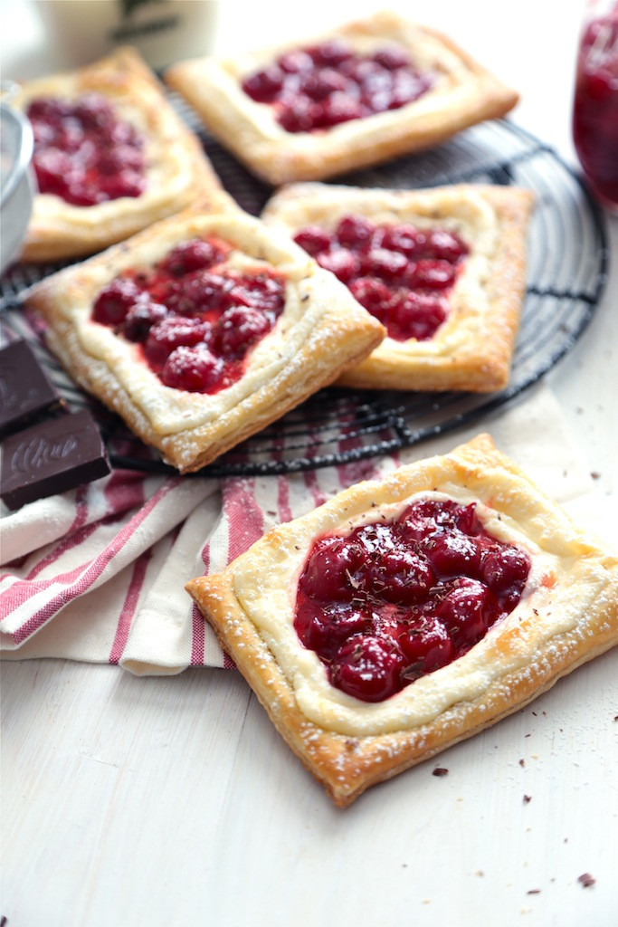 Quick Cream Cheese Dessert
 Cherry Cream Cheese Danishes