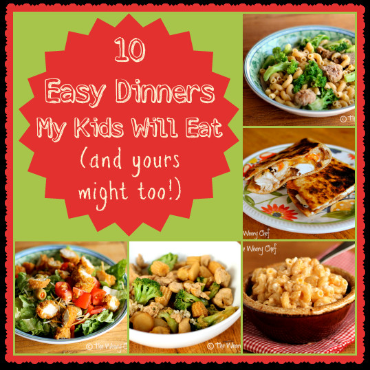 Quick Dinner Ideas For Kids
 Ten Kid Friendly Dinners My Boys Will Eat and your kids