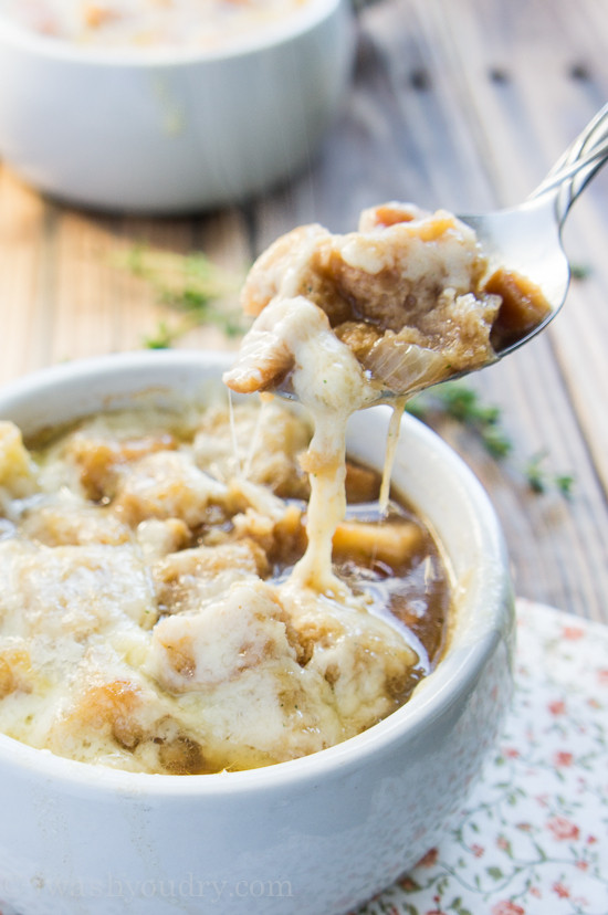 Quick French Onion Soup
 Easy French ion Soup Recipe I Wash You Dry