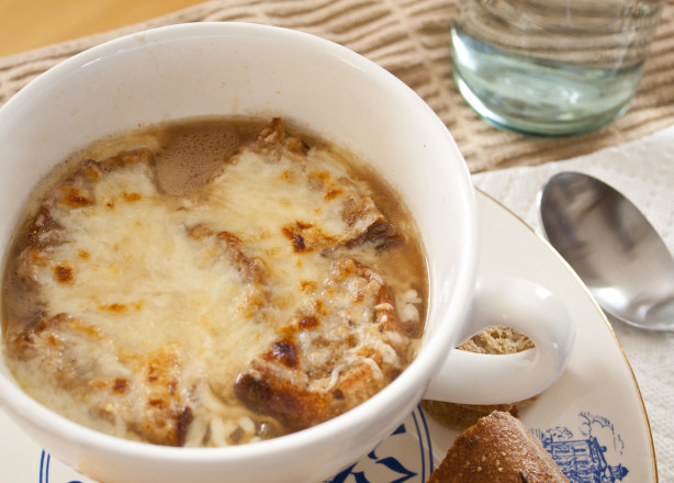 Quick French Onion Soup
 Easy French ion Soup Recipe Food