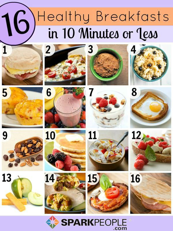 Quick Healthy Breakfast On The Go
 Quick and Healthy Breakfast Ideas