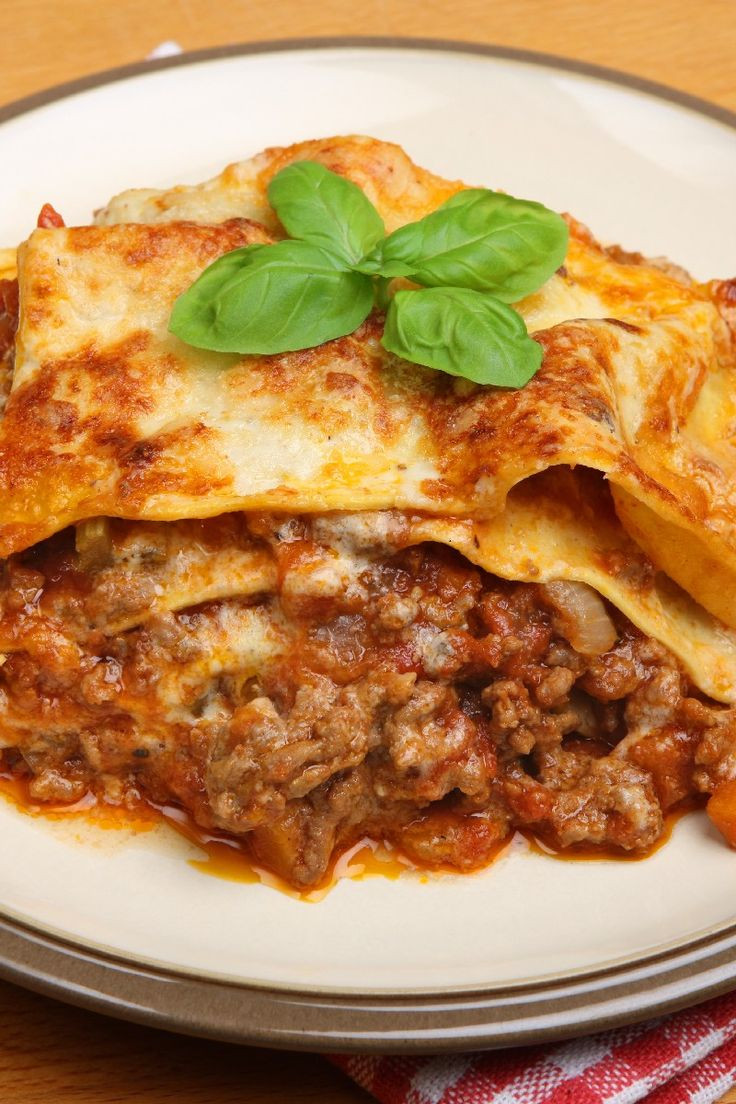 Quick Lasagna Recipe
 17 Best images about High potassium foods on Pinterest