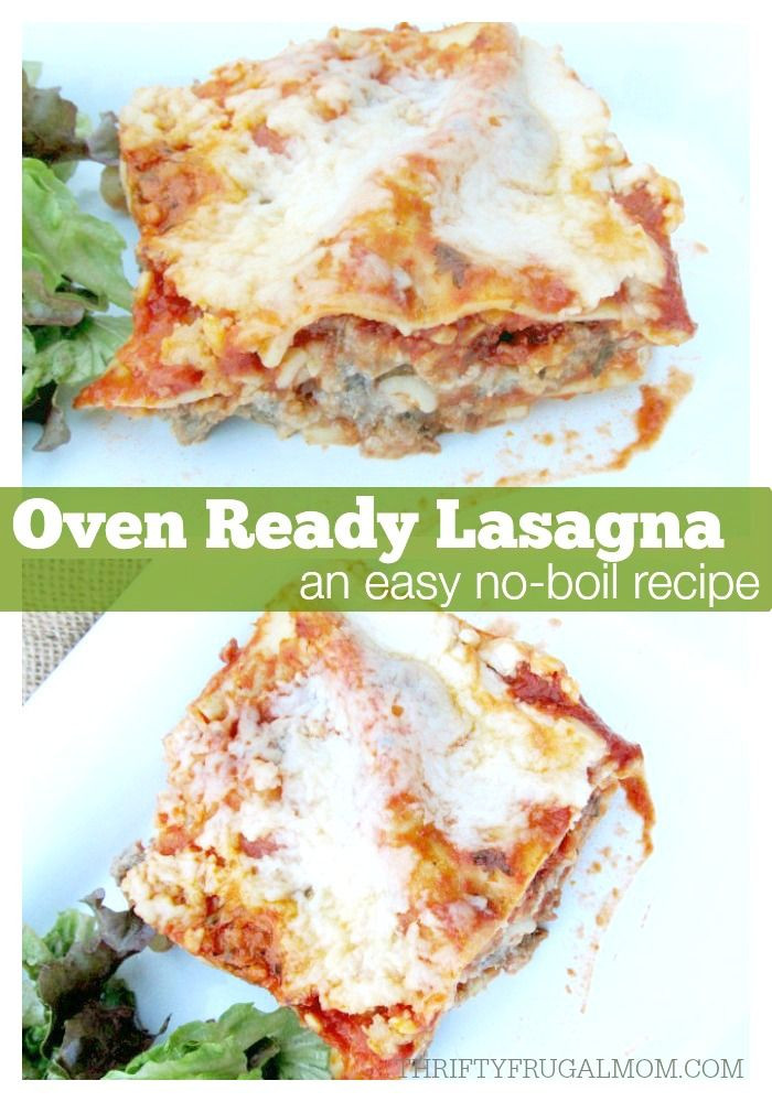 Quick Lasagna Recipe
 The 25 best Oven ready lasagna ideas on Pinterest