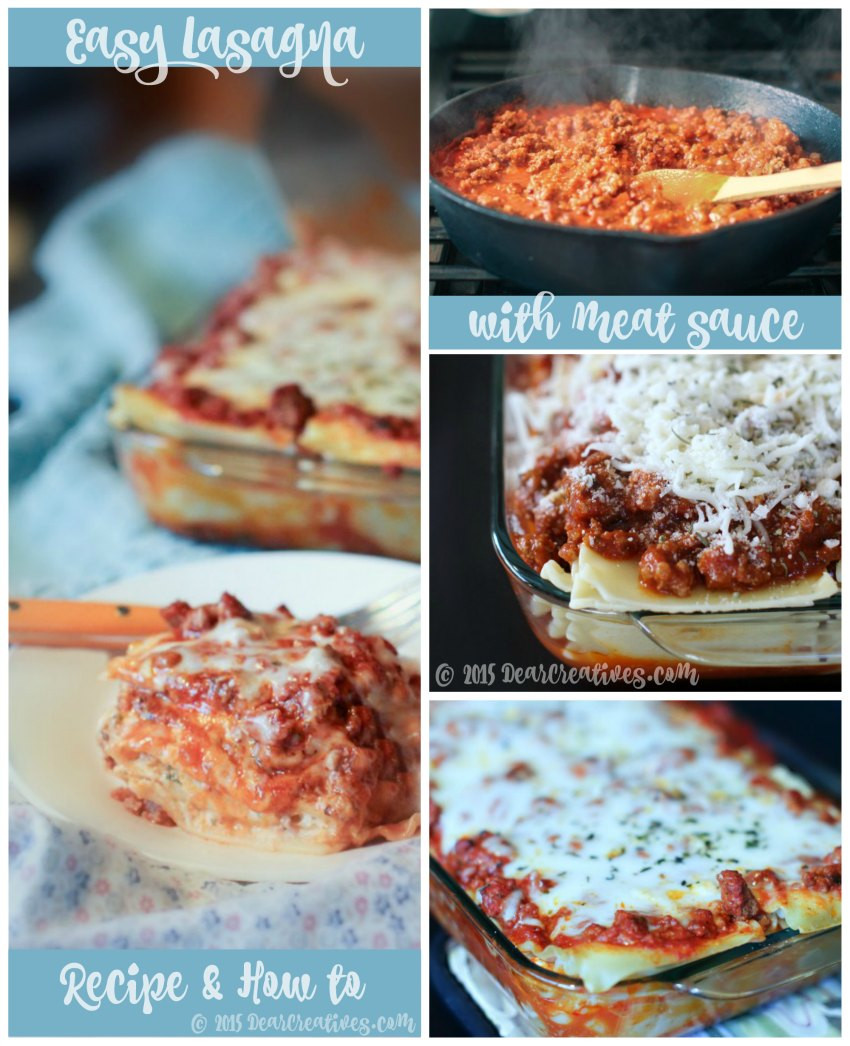 Quick Lasagna Recipe
 Lasagna Recipe Easy Lasagna With Meat Sauce