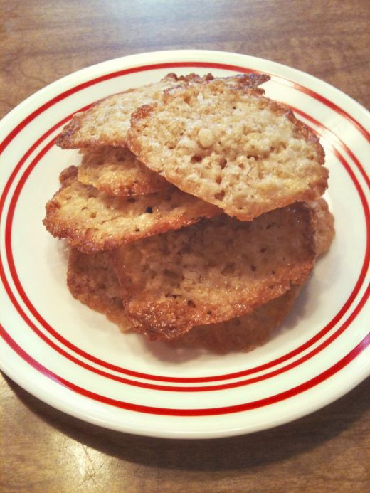 Quick Oatmeal Cookies
 Oatmeal Crisps Light delicious & easy Made using quick