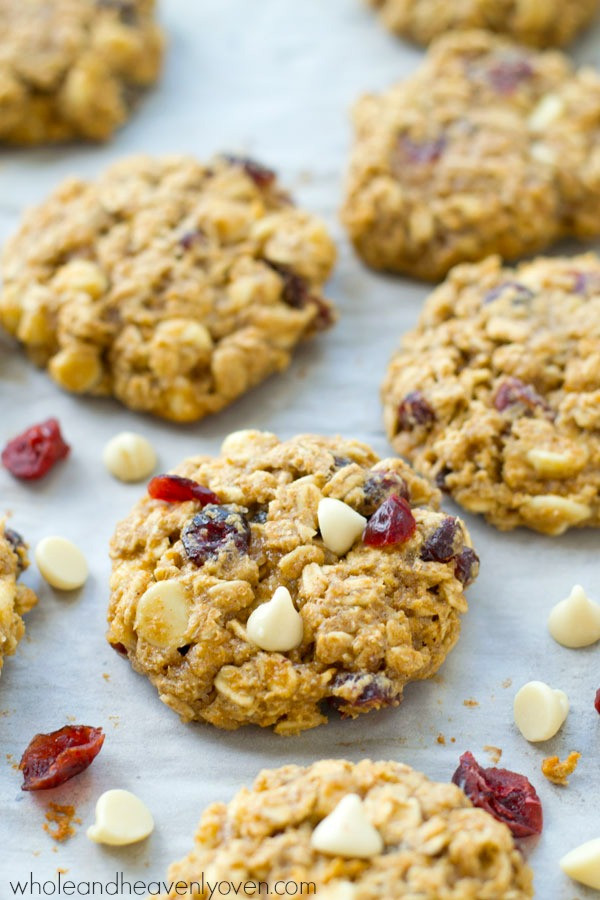 Quick Oatmeal Cookies
 Cranberry White Chocolate Oatmeal Cookies