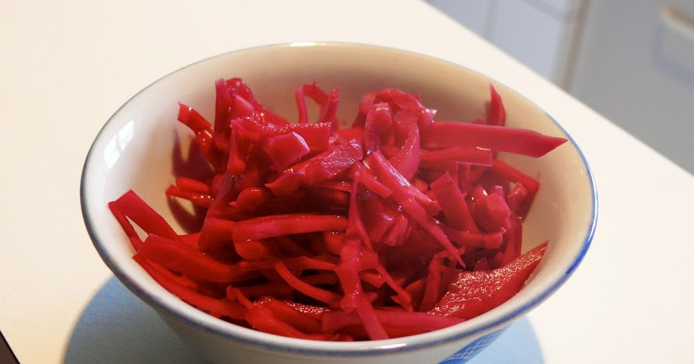 Quick Pickled Cabbage
 Always in the Kitchen Quick Pickled Red Cabbage