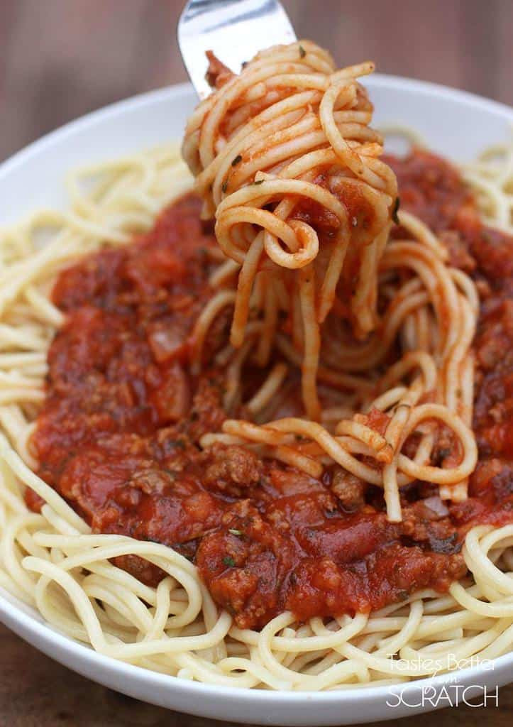 Quick Spaghetti Sauce
 Homemade Spaghetti Sauce Tastes Better From Scratch