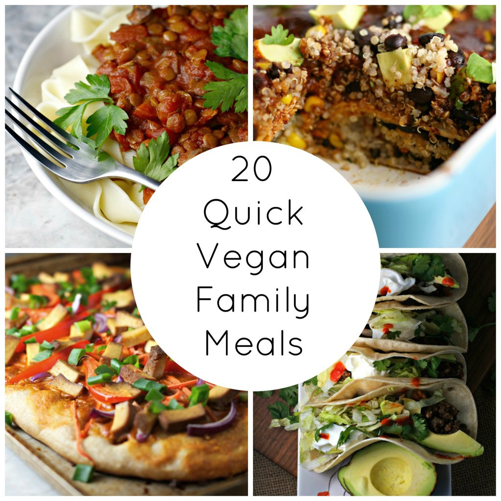 Quick Vegan Recipes
 20 Quick Vegan Family Meals BeginWithin Nutrition