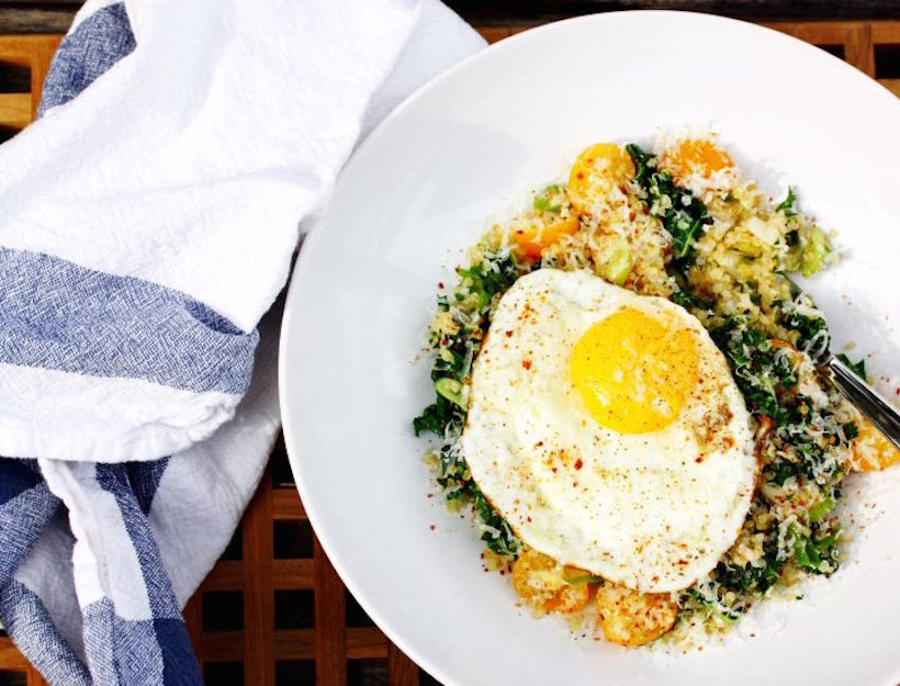 Quinoa Breakfast Bowl
 Kale Quinoa Breakfast Bowl