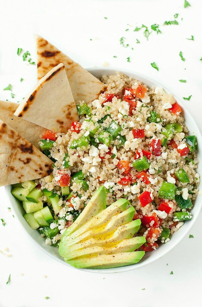 Quinoa Recipes Vegetarian
 Greek Quinoa Bowls Peas And Crayons