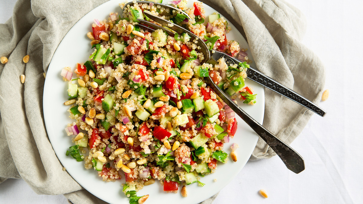 Quinoa Recipes Vegetarian
 Refreshing Quinoa Salad Recipe Ve arian Times