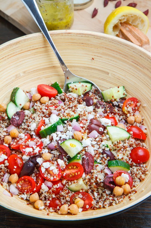 Quinoa Salad Mediterranean
 Mediterranean Quinoa Salad on Closet Cooking