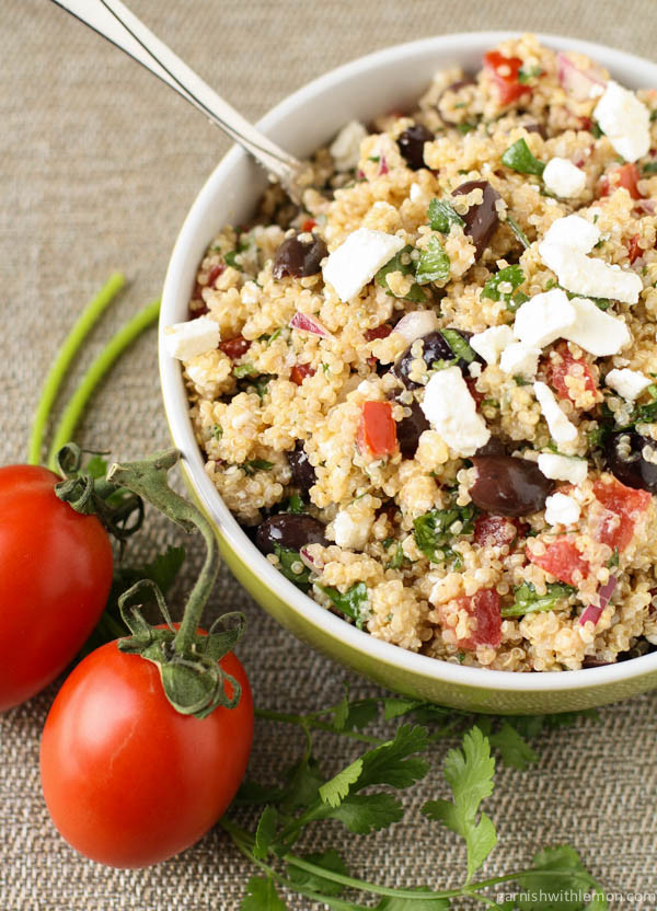 Quinoa Salad Mediterranean
 Mediterranean Quinoa Salad Wendy Polisi