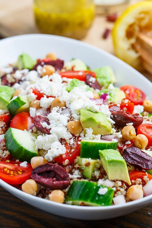 Quinoa Salad Mediterranean
 Mediterranean Quinoa Salad on Closet Cooking