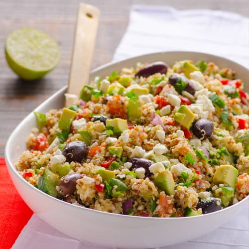 Quinoa Salad Mediterranean
 Mediterranean Quinoa Salad Recipe iFOODreal Healthy