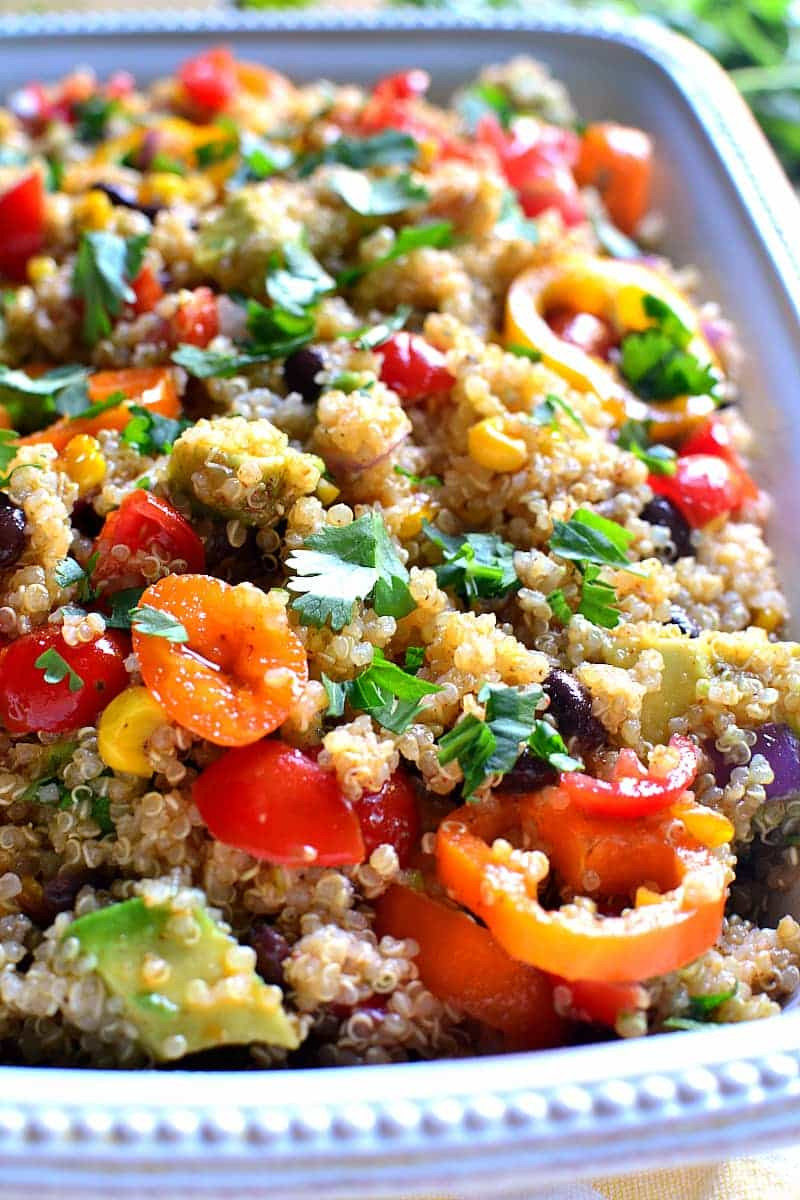Quinoa Salad Recipes
 Southwest Quinoa Salad Recipe — Dishmaps