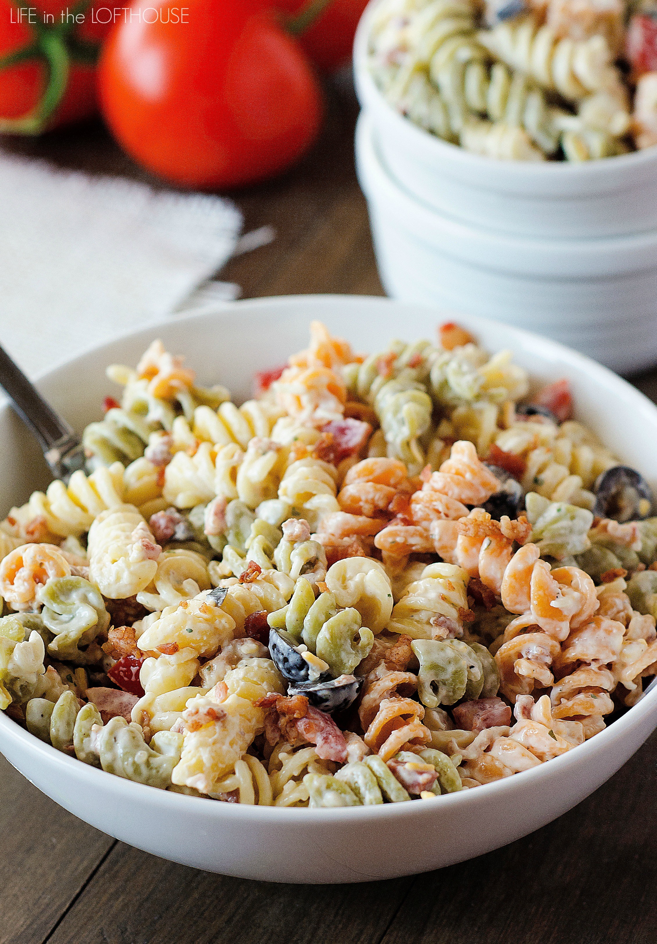 Ranch Pasta Salad
 Bacon Ranch Pasta Salad Life In The Lofthouse