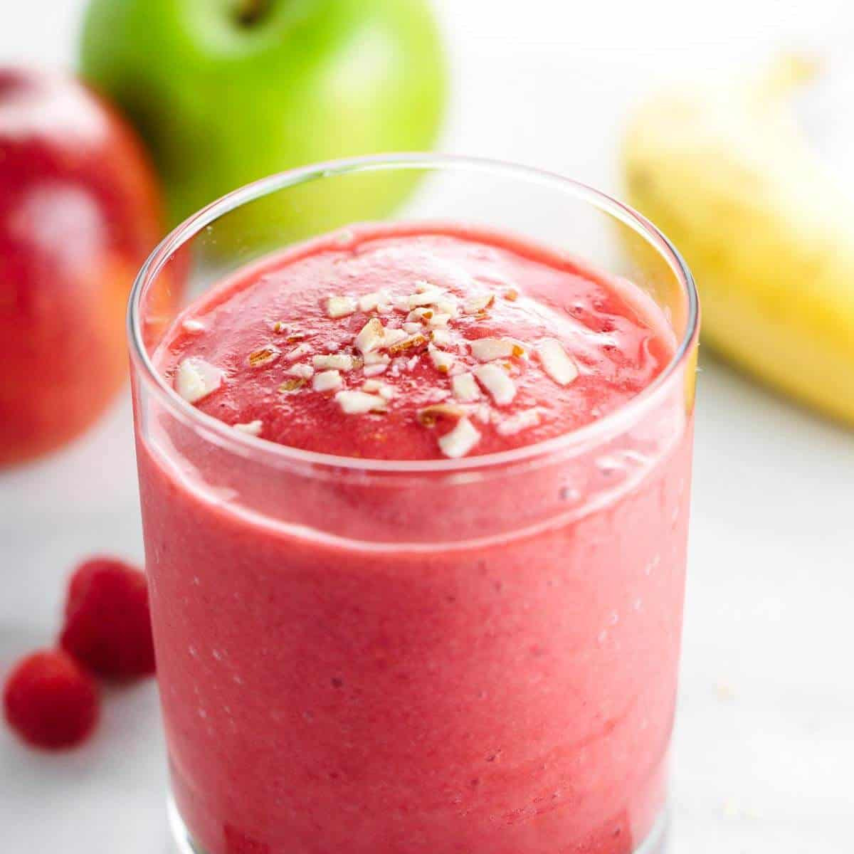 Raspberry Banana Smoothies
 Raspberry Apple Smoothie Recipe for Digestive Health