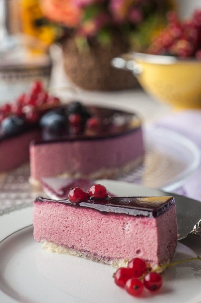 Raspberry Mousse Cake
 Raspberry Mousse Cake with Summer Berries
