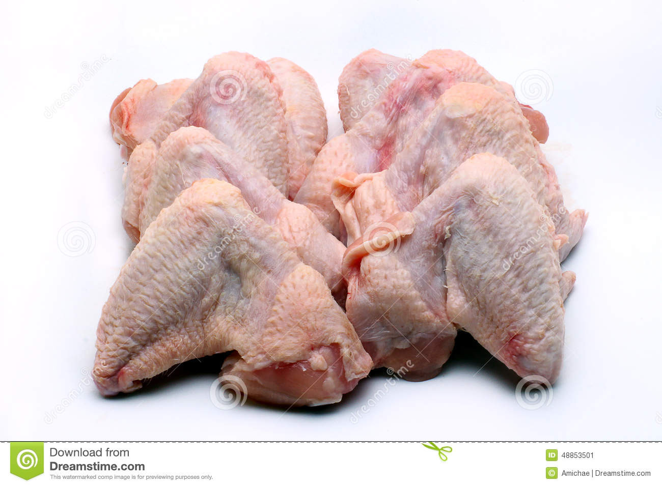 Raw Chicken Wings
 Raw Chicken Wings Stock Image