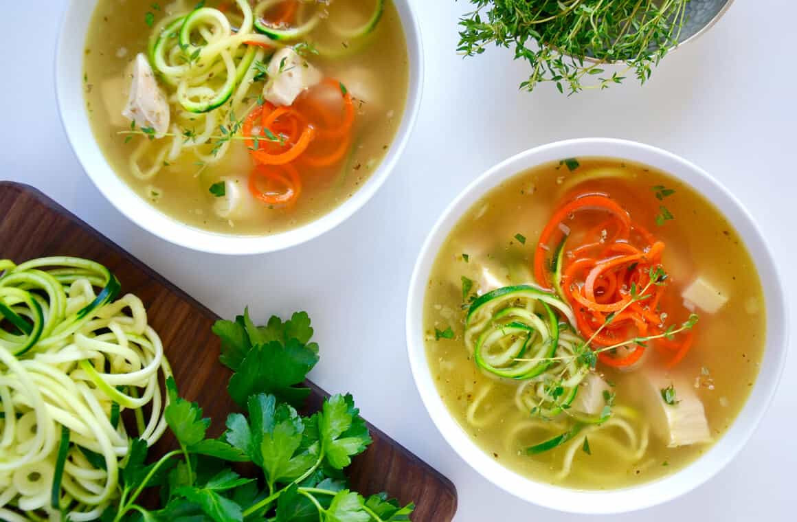 Recipe For Chicken Soup
 Zucchini Noodle Chicken Soup