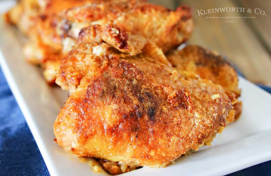 Recipe For Oven Fried Chicken
 oven fried chicken thighs